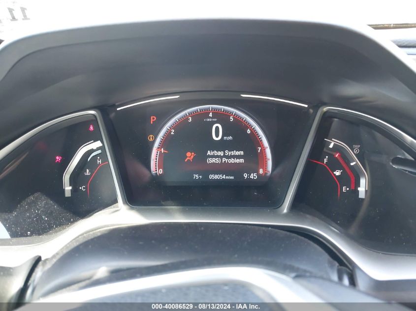 2019 Honda Civic Sport VIN: 2HGFC2F88KH602395 Lot: 40086529