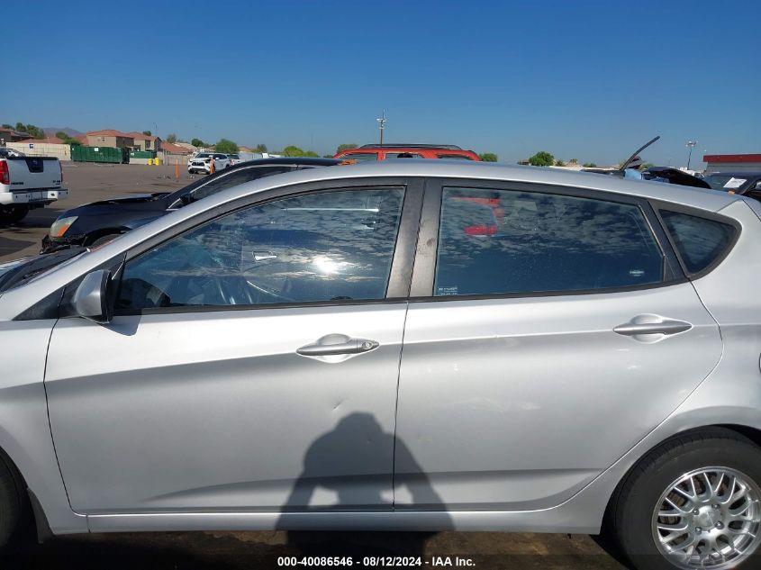 2013 Hyundai Accent Gs VIN: KMHCT5AE3DU092050 Lot: 40086546