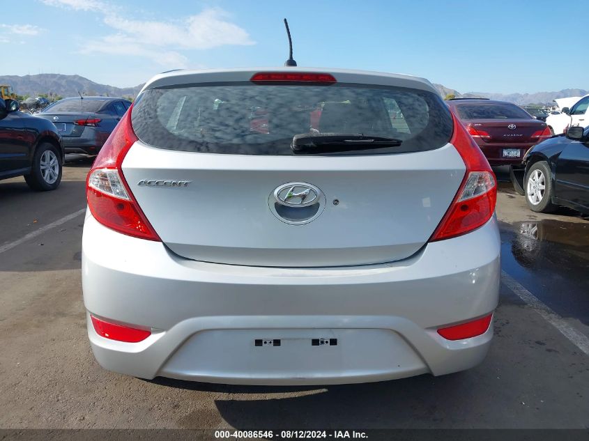 2013 Hyundai Accent Gs VIN: KMHCT5AE3DU092050 Lot: 40086546