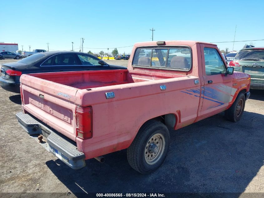 1992 Ford Ranger VIN: 1FTCR10A3NTA69093 Lot: 40086565