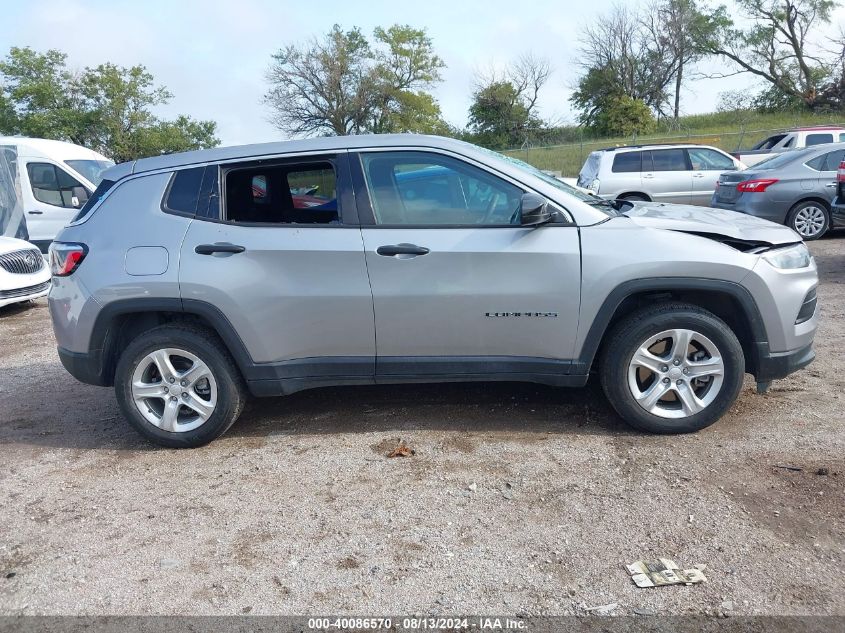 2023 Jeep Compass Sport 4X4 VIN: 3C4NJDAN4PT510742 Lot: 40086570