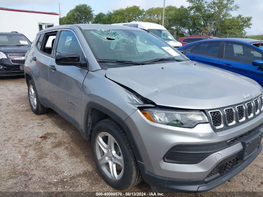 2023 Jeep Compass Sport 4X4 VIN: 3C4NJDAN4PT510742 Lot: 40086570