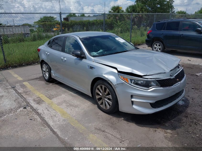 VIN 5XXGT4L39GG076733 2016 KIA Optima, LX no.1