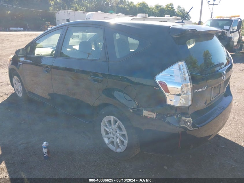 2012 Toyota Prius V Three VIN: JTDZN3EU6C3169304 Lot: 40086625