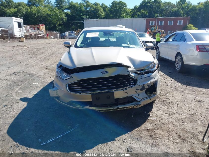 2019 Ford Fusion Se VIN: 3FA6P0HD3KR279126 Lot: 40086643