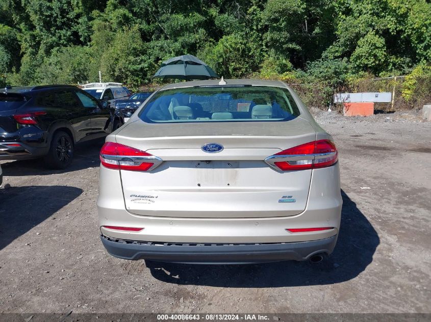 2019 Ford Fusion Se VIN: 3FA6P0HD3KR279126 Lot: 40086643