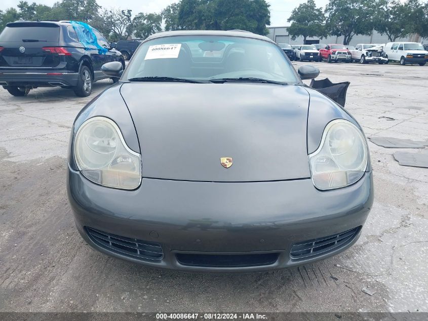 2001 Porsche Boxster S VIN: WP0CB29801S660394 Lot: 40086647