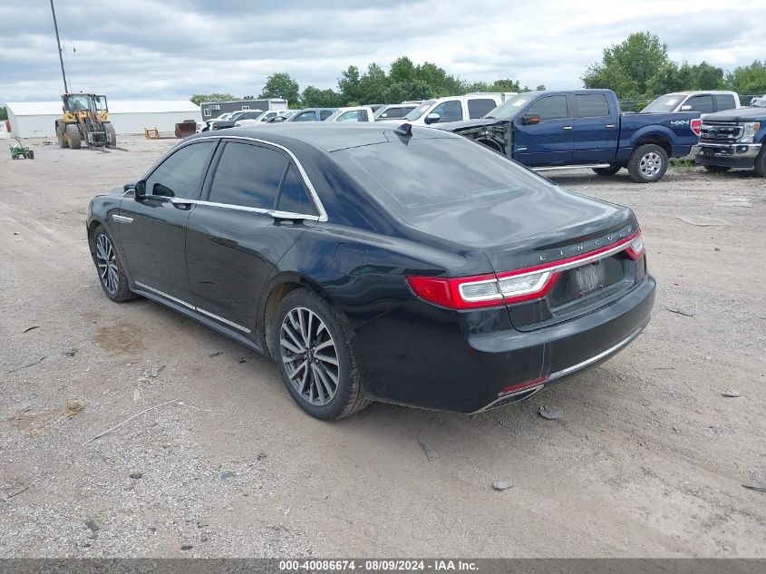2018 LINCOLN CONTINENTAL SELECT - 1LN6L9SK2J5601186