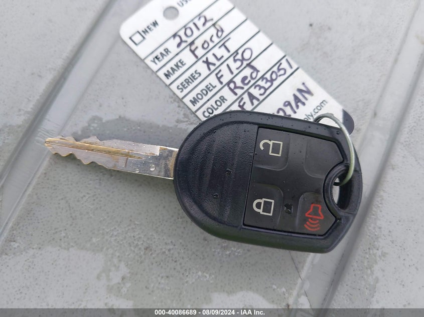 2012 Ford F-150 Xlt VIN: 1FTFX1ET4CFA33051 Lot: 40086689