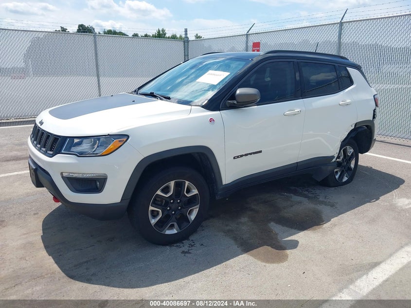 VIN 3C4NJDDB0JT129138 2018 JEEP COMPASS TRAILHAWK 4X4