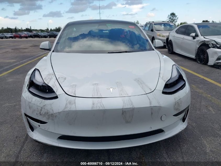 2022 Tesla Model 3 Rear-Wheel Drive VIN: 5YJ3E1EA8NF330466 Lot: 40086710