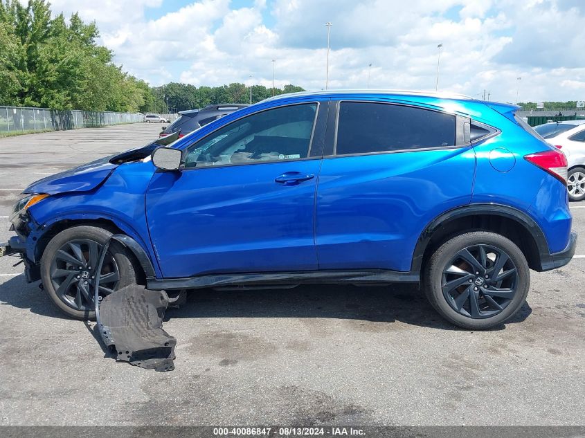 2021 Honda Hr-V Awd Sport VIN: 3CZRU6H13MM747603 Lot: 40086847