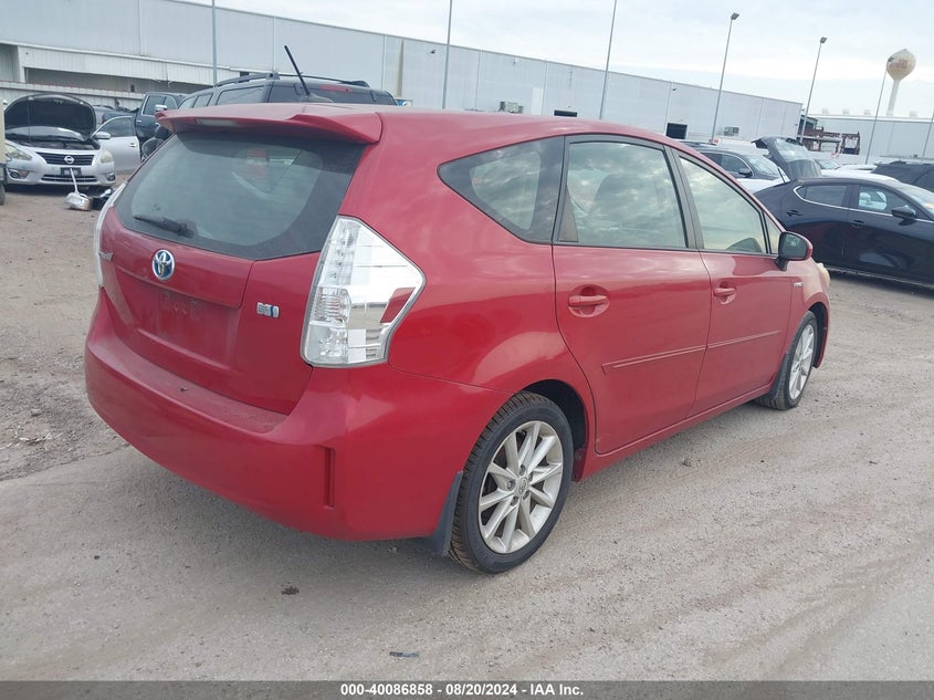 2012 Toyota Prius V Five VIN: JTDZN3EU0C3186499 Lot: 40086858