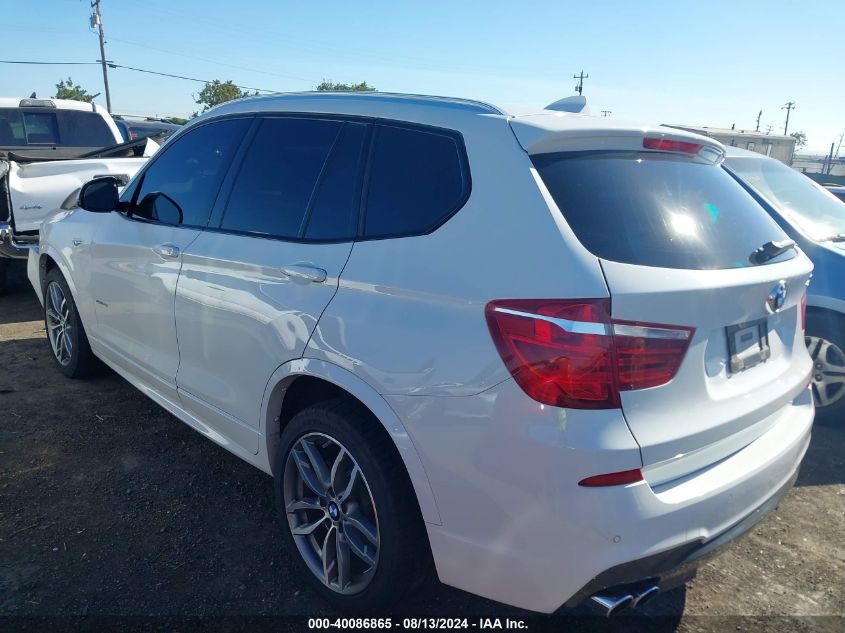 2016 BMW X3 xDrive35I VIN: 5UXWX7C51G0R17737 Lot: 40086865