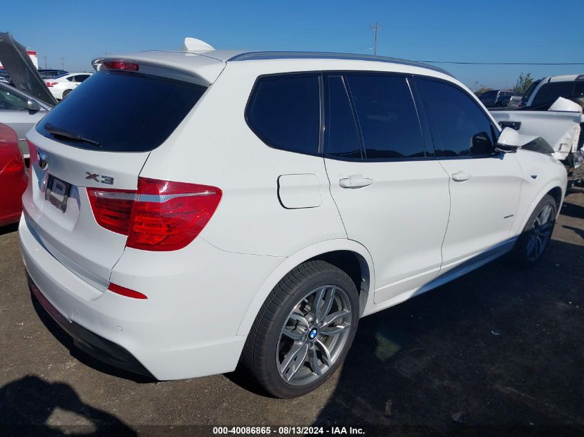 2016 BMW X3 xDrive35I VIN: 5UXWX7C51G0R17737 Lot: 40086865