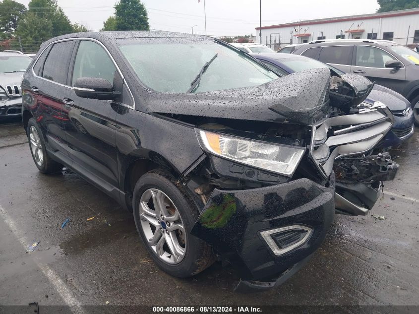 2016 Ford Edge Titanium VIN: 2FMPK4K94GBC61941 Lot: 40086866