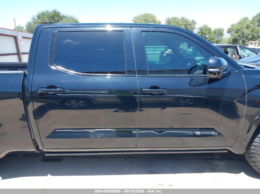 2022 TOYOTA TUNDRA PLATINUM - 5TFNA5EC1NX003250