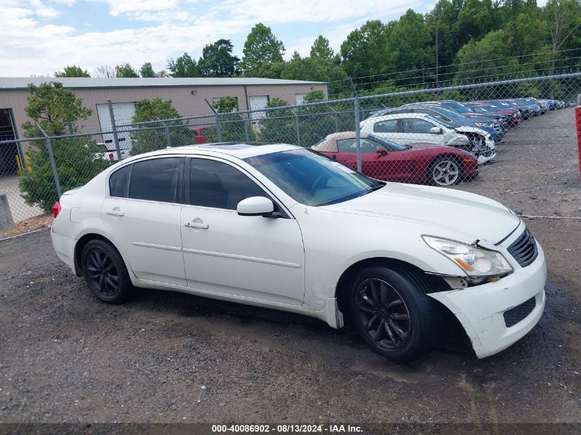 2008 Infiniti G35X VIN: JNKBV61F18M275055 Lot: 40086902