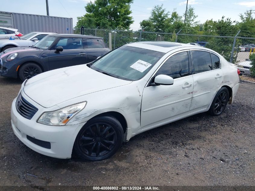 2008 Infiniti G35X VIN: JNKBV61F18M275055 Lot: 40086902