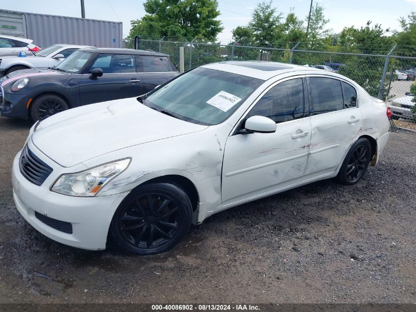 2008 Infiniti G35X VIN: JNKBV61F18M275055 Lot: 40086902