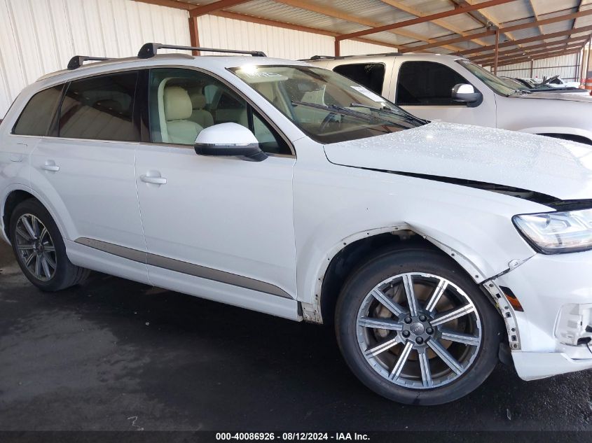 2017 Audi Q7 2.0T Premium VIN: WA1LHAF76HD040341 Lot: 40086926