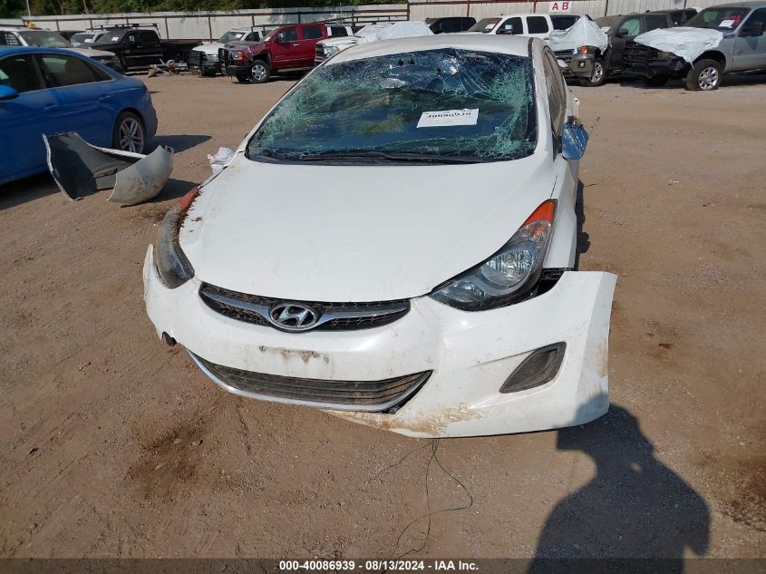 2013 Hyundai Elantra Gls VIN: 5NPDH4AE3DH178442 Lot: 40086939