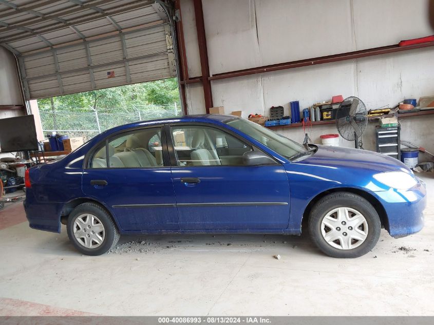 2004 Honda Civic Dx Vp VIN: 1HGES16374L015592 Lot: 40086993