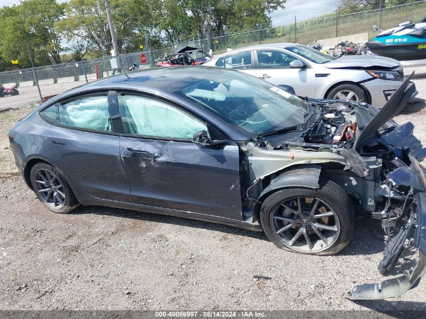 2022 Tesla Model 3 Rear-Wheel Drive VIN: 5YJ3E1EA9NF188774 Lot: 40086997