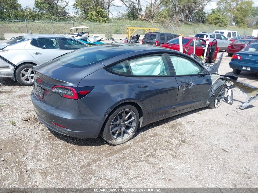 VIN 5YJ3E1EA9NF188774 2022 Tesla Model 3, Rear-Whee... no.4