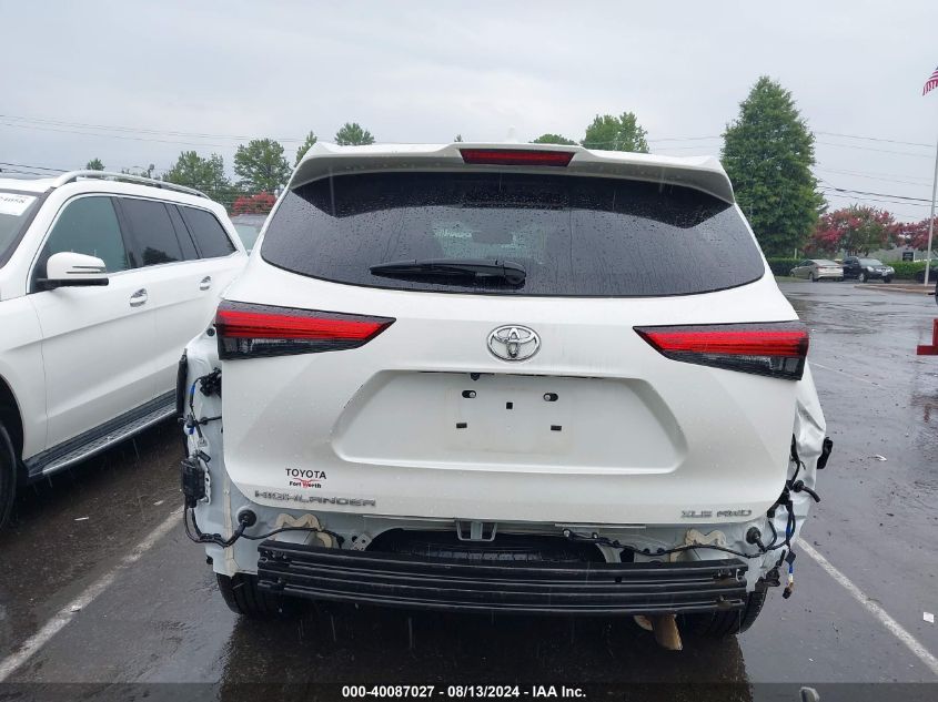 2021 Toyota Highlander Xle VIN: 5TDGZRBH9MS061961 Lot: 40087027