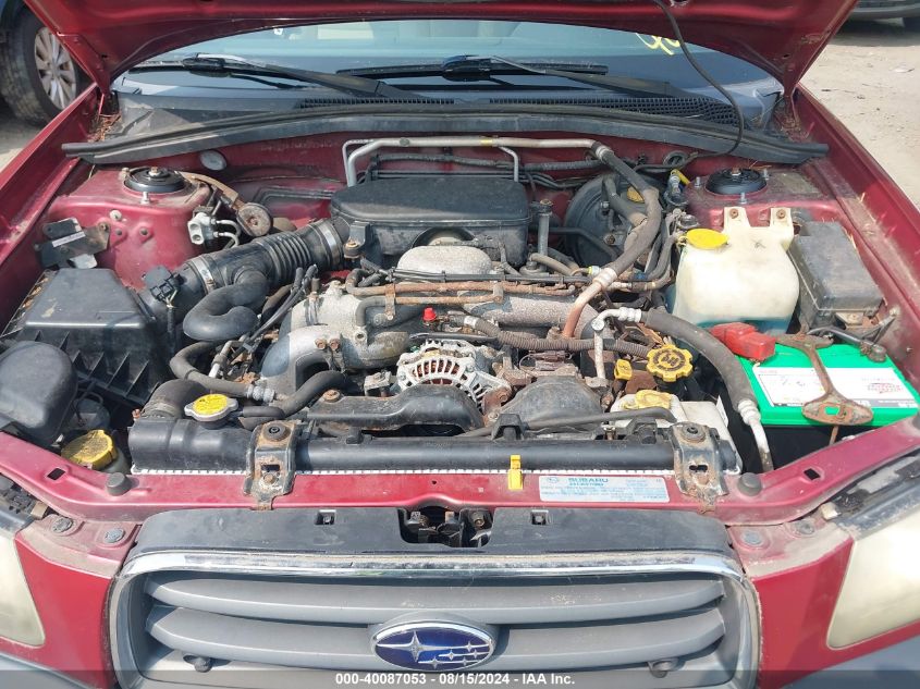 2005 Subaru Forester 2.5X VIN: JF1SG63655H715829 Lot: 40087053