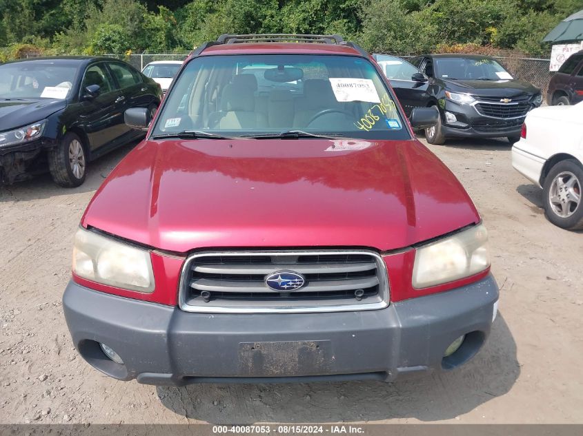 2005 Subaru Forester 2.5X VIN: JF1SG63655H715829 Lot: 40087053