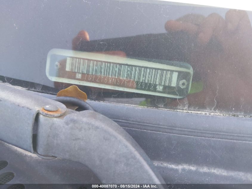 2007 Chevrolet Malibu Maxx Lt VIN: 1G1ZT68N37F188918 Lot: 40087070