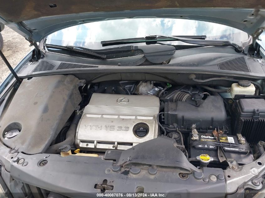 2005 Lexus Rx 330 VIN: 2T2HA31U45C078065 Lot: 40087076