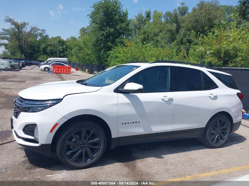 2022 Chevrolet Equinox Awd Rs VIN: 3GNAXWEV7NS172685 Lot: 40087084