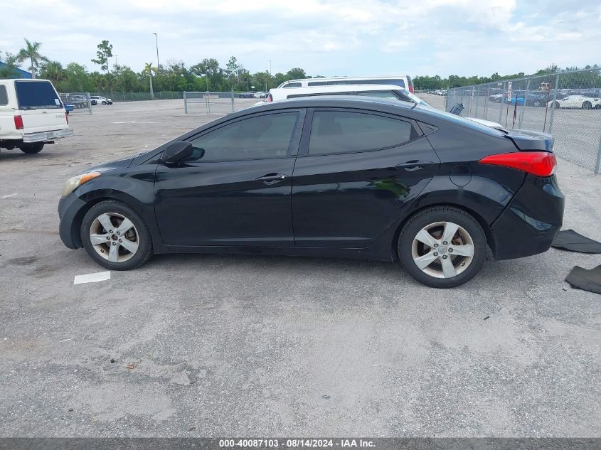 2011 Hyundai Elantra Gls VIN: 5NPDH4AE1BH011557 Lot: 40087103