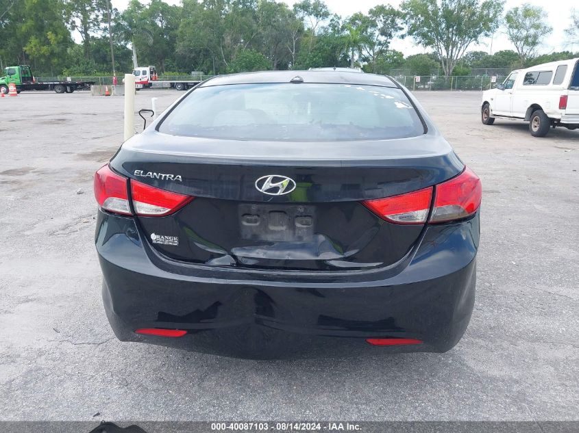 2011 Hyundai Elantra Gls VIN: 5NPDH4AE1BH011557 Lot: 40087103