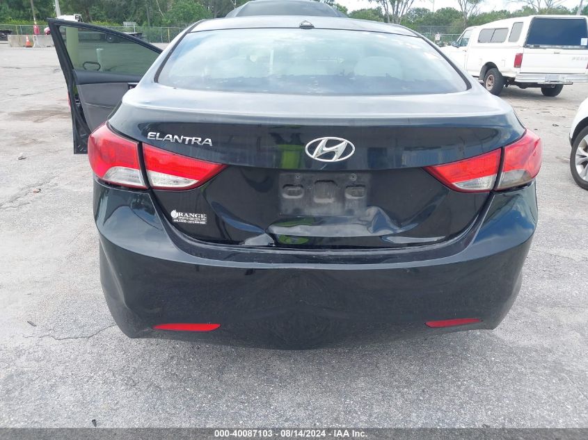 2011 Hyundai Elantra Gls VIN: 5NPDH4AE1BH011557 Lot: 40087103