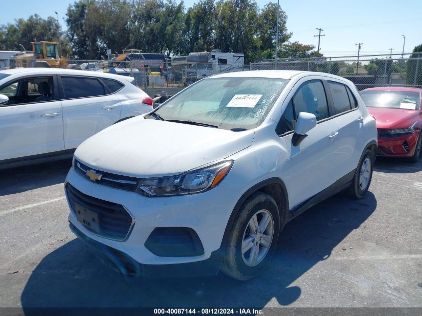 2020 Chevrolet Trax Fwd Ls VIN: KL7CJKSB9LB324400 Lot: 40087144