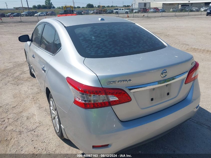 2015 Nissan Sentra S/Sv/Sr/Sl VIN: 3N1AB7AP0FY319693 Lot: 40087163