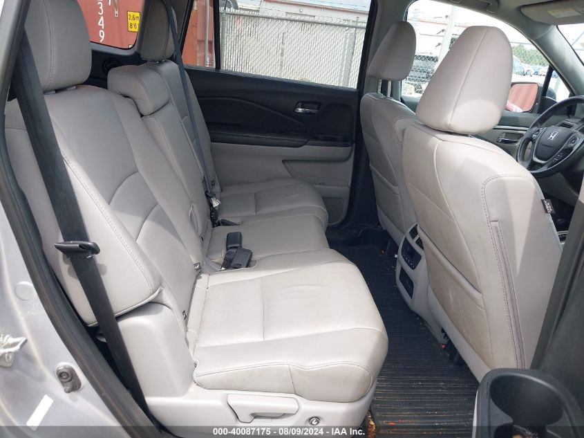 2016 Honda Pilot Ex-L VIN: 5FNYF6H55GB028134 Lot: 40087175