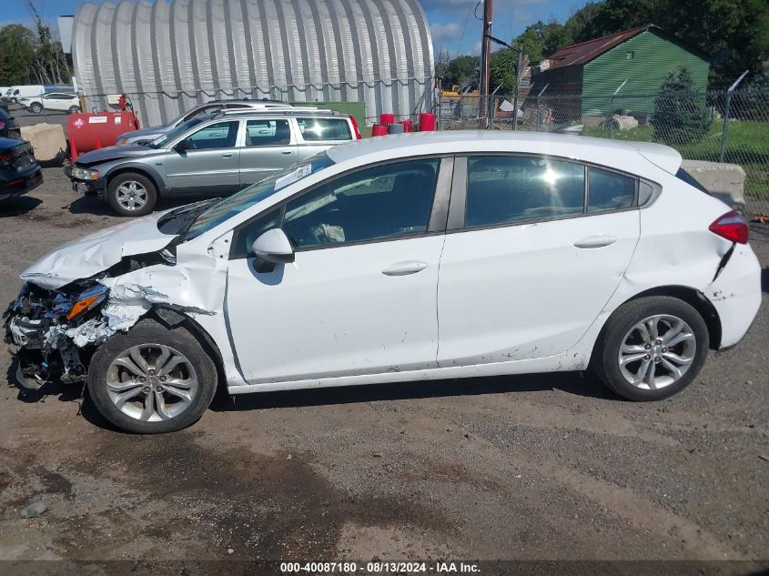 2019 Chevrolet Cruze Ls VIN: 3G1BC6SM8KS552501 Lot: 40087180