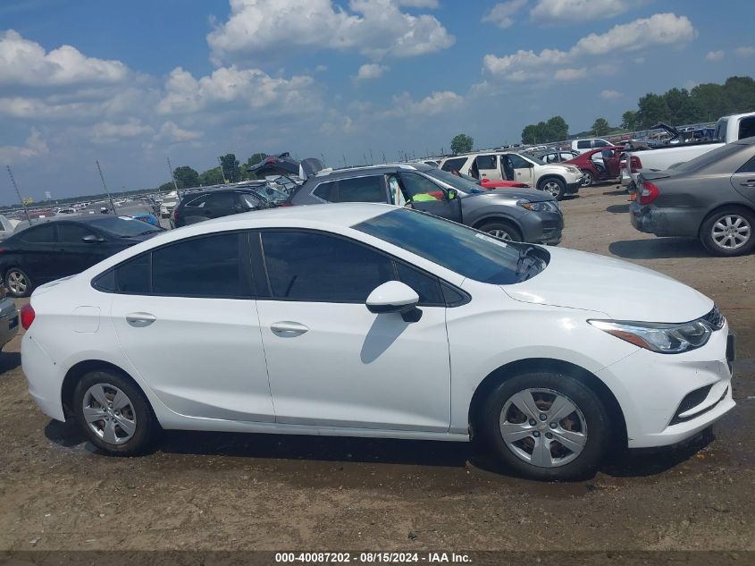 2017 Chevrolet Cruze Ls Auto VIN: 3G1BC5SM4HS574255 Lot: 40087202