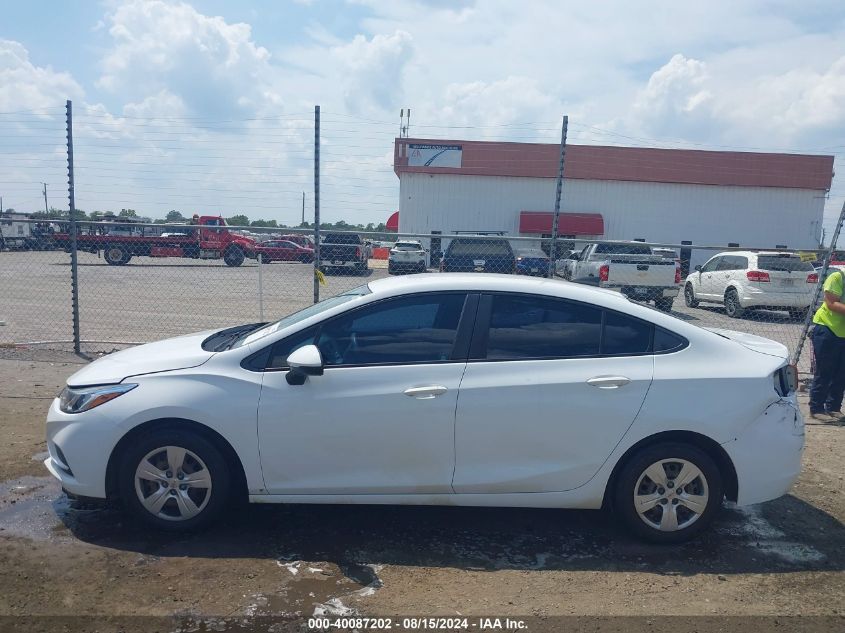 2017 Chevrolet Cruze Ls Auto VIN: 3G1BC5SM4HS574255 Lot: 40087202