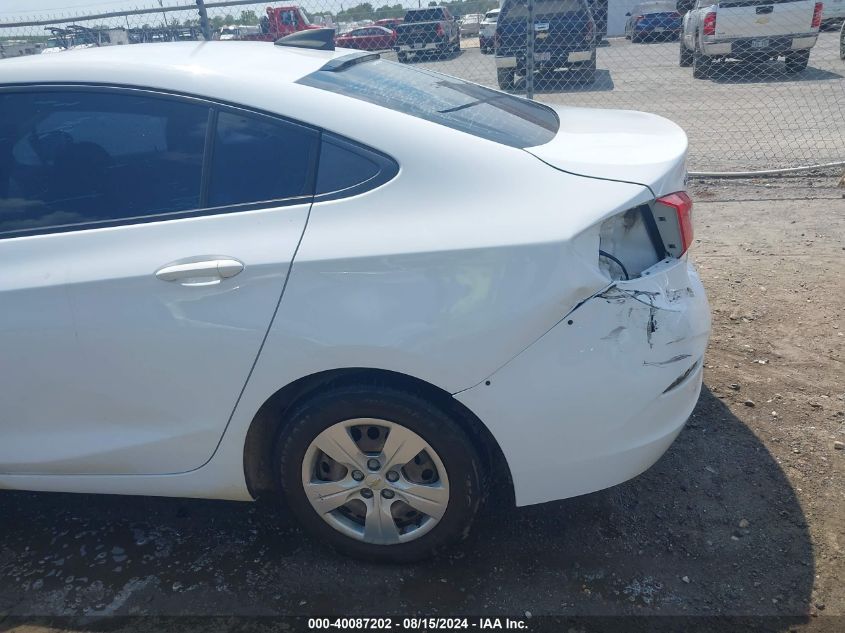 2017 Chevrolet Cruze Ls Auto VIN: 3G1BC5SM4HS574255 Lot: 40087202