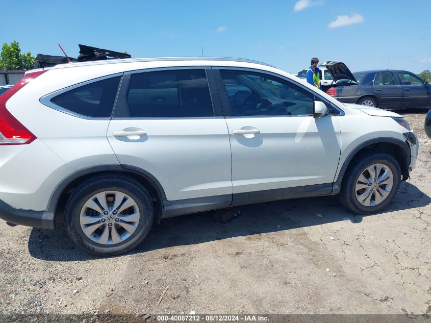 2014 Honda Cr-V Ex-L VIN: 5J6RM3H72EL017428 Lot: 40087212