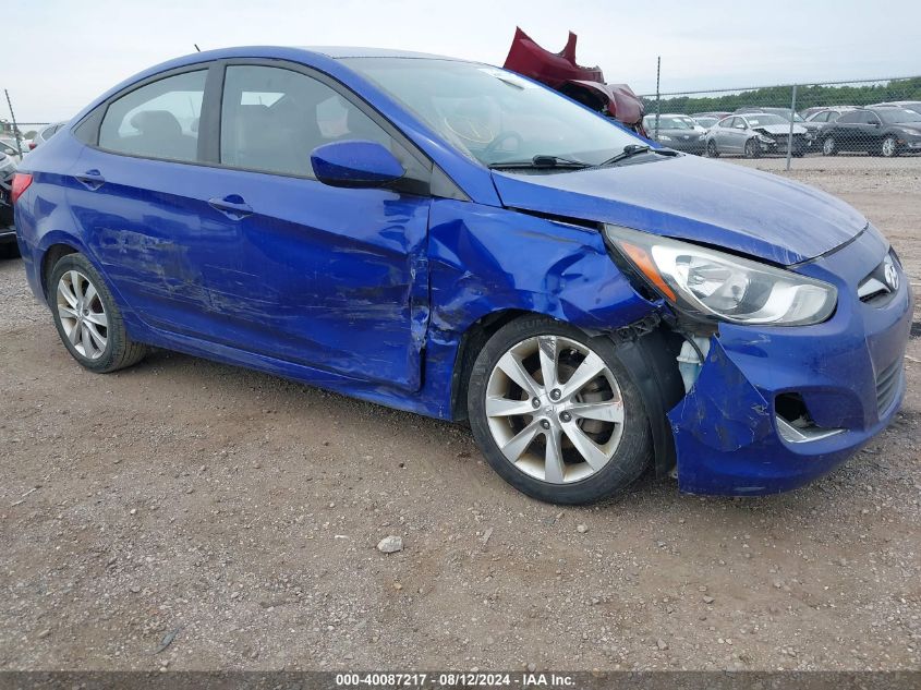 2013 Hyundai Accent Gls VIN: KMHCU4AE7DU433117 Lot: 40087217