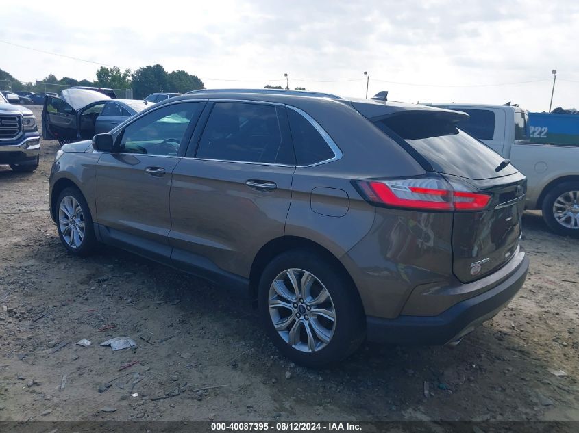 2019 Ford Edge Titanium VIN: 2FMPK3K95KBB53783 Lot: 40087395