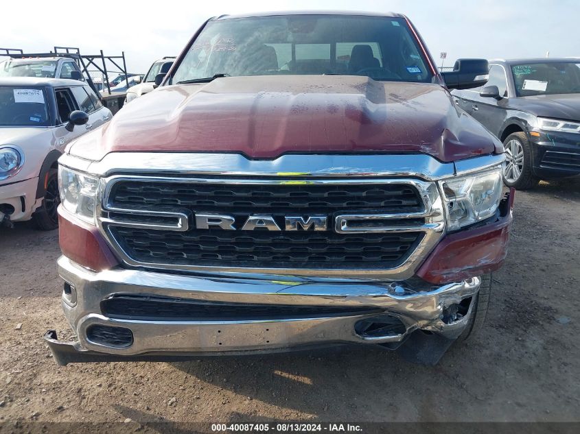 2022 Ram 1500 Big Horn/Lone Star VIN: 1C6RREBT6NN218916 Lot: 40087405