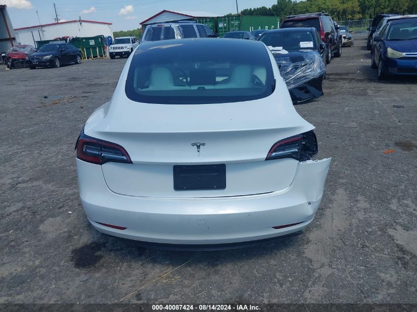 2022 Tesla Model 3 Rear-Wheel Drive VIN: 5YJ3E1EAXNF360164 Lot: 40087424